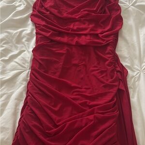 Elegant Red Women's Dress